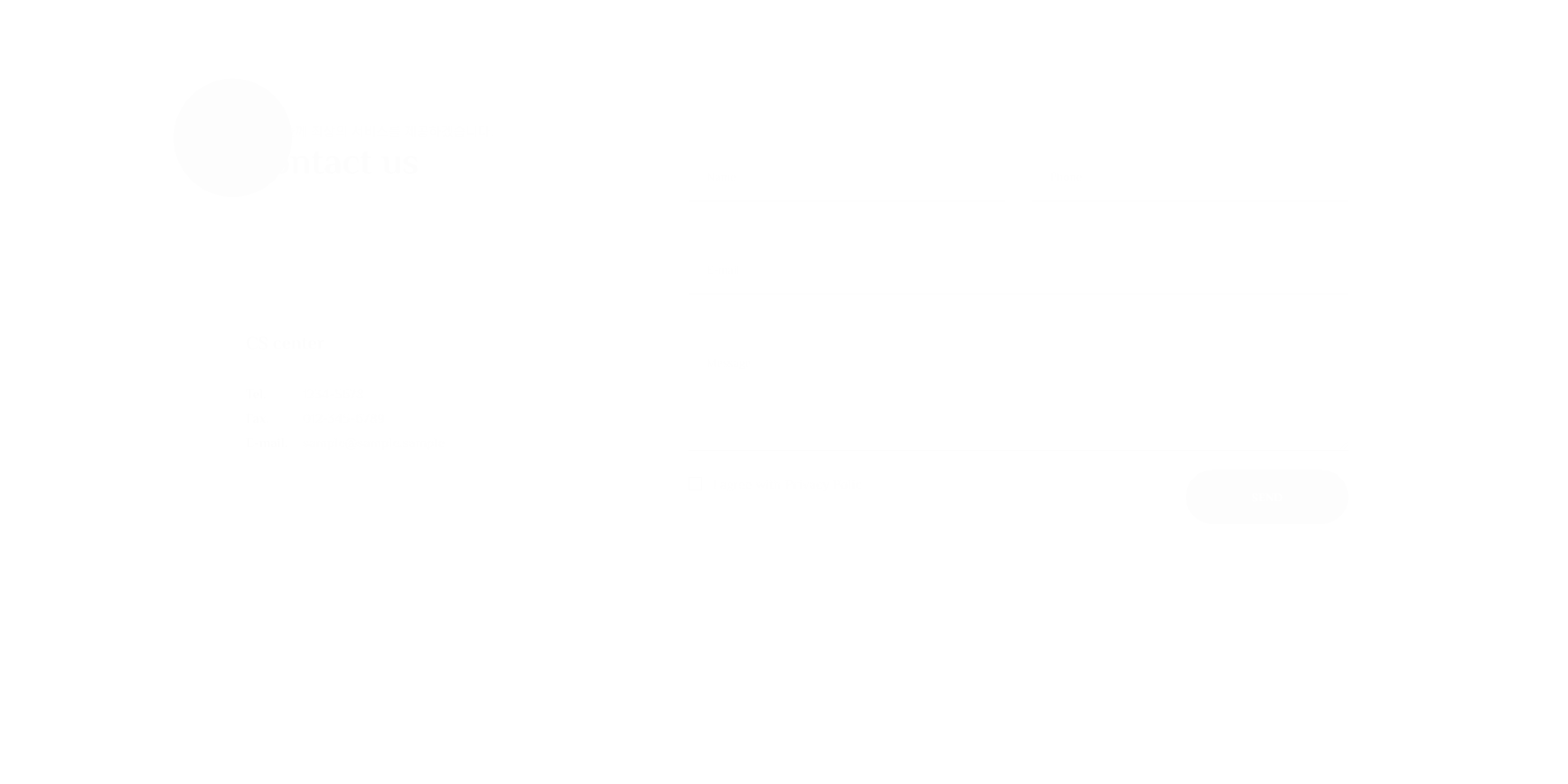  웹사이트 템플릿 contact1002 이미지,   홈페이지 디자인