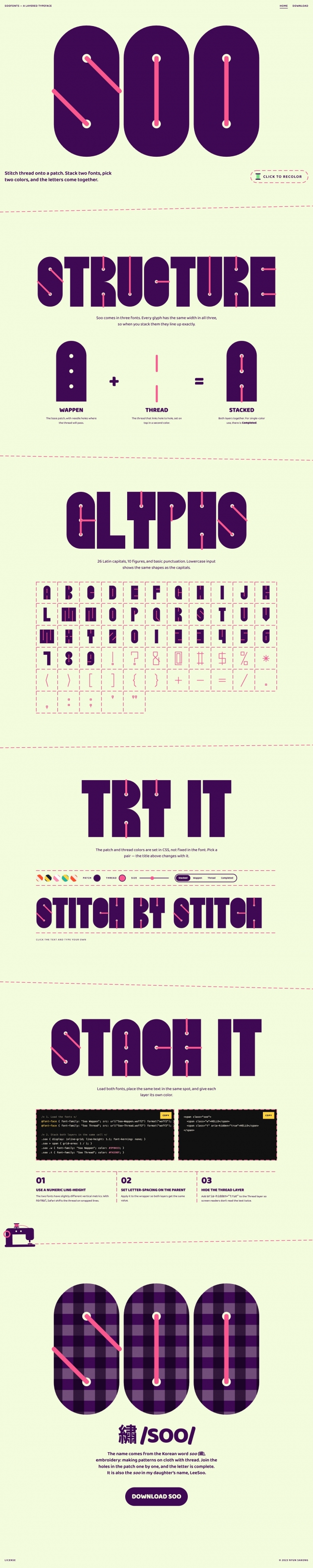 SOOFONTS  썸네일